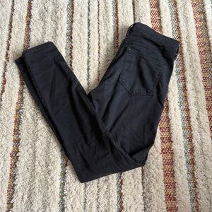 Topshop Leigh Black Skinny Jeans